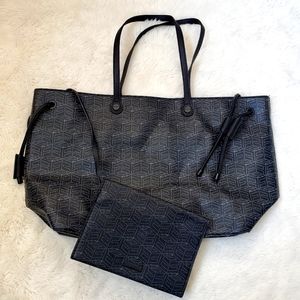 Foley + Corrina Shoulder Bag with bonus. Print. Pleather.  EUC.